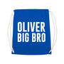 Boy's Personalised Brother Gym Bag, thumbnail 6 of 12