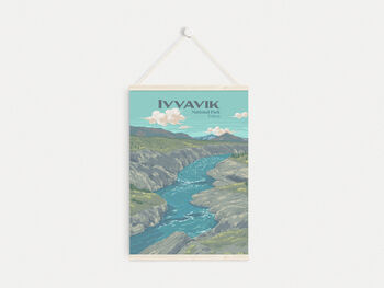 Ivvavik National Park Canada Travel Poster Art Print, 6 of 8