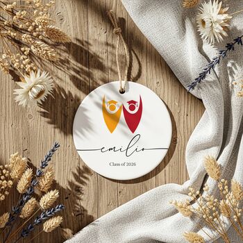 Personalised Graduation Logo Bauble, 6 of 6
