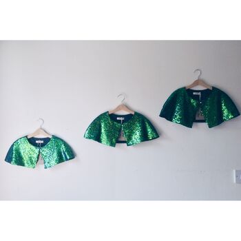 Vintage Inspired Sequinned Cape, 2 of 12