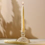 Set Of Eight Beeswax And Soy Blend Spiral Twist Candles, thumbnail 7 of 10