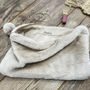 Faux Fur Personalised Hidden Message Cosmetic Bag, thumbnail 2 of 6