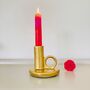 Gold Candle Holder, thumbnail 3 of 4