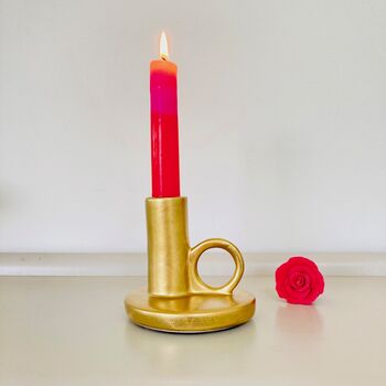 Gold Candle Holder, 3 of 4