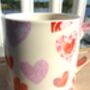 Tankard Mug In Patchwork Heart Design, thumbnail 2 of 8