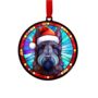 Scottish Terrier In Santa Hat Suncatcher Decoration, thumbnail 5 of 6