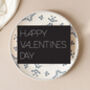Modern Minimal Typography Happy Valentine's Card, thumbnail 1 of 2