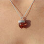 Sterling Silver Baltic Amber Acorn Necklace, thumbnail 3 of 12