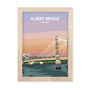 Albert Bridge London Framed Print, thumbnail 4 of 6