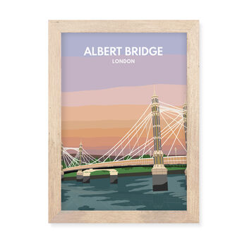 Albert Bridge London Framed Print, 4 of 6