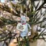 Personalised Mouse Nurse Or Doctor Christmas Decoration, thumbnail 2 of 6