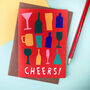 Cheers Boozy Birthday Card, thumbnail 1 of 4