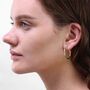 9ct Gold 20mm 70mm Lightweight Hinged Hoop Earrings, thumbnail 2 of 10