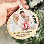 Personalised Photo Wooden Christmas Decoration, thumbnail 1 of 4