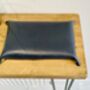 Personalised Rectangle Dark Blue Leather Desk Tray, thumbnail 9 of 12