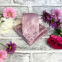 Desert Rose Floral Wedding Tie Set, thumbnail 6 of 6