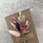Thank You Teacher Dried Flower Card, thumbnail 2 of 2