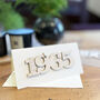 Personalised 1965 60th Anniversary Year Card, thumbnail 1 of 10