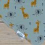 Bandana Dribble Bib Giraffe And Elephants, thumbnail 2 of 2