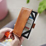 Embossed Logo Leather Golf Score Card Holder, thumbnail 4 of 6