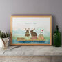 'Happily Ever Rafter' Wedding Gift Print, thumbnail 1 of 3