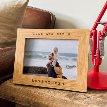 Personalised Family Picture Photo Frame For Dad, 4 of 10