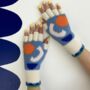 Bloc Fingerless Gloves, thumbnail 1 of 5