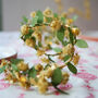 Eid Gold And Green Leaf Fairy Lights, thumbnail 1 of 3
