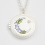 Silver Nightshade Moon Locket Necklace, thumbnail 1 of 8