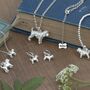 Personalised 3D Dalmatian Silver Chain Bracelet, thumbnail 5 of 10