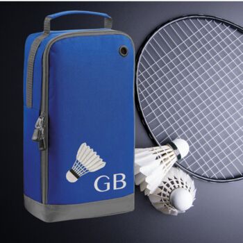 Personalised Embroidered Badminton Shoe Bag, 2 of 9