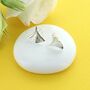 Ginkgo Leaf Stud Earrings, thumbnail 1 of 2
