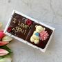 Chocolate Teddy Bear And Flowers, Sweet Box, thumbnail 3 of 11