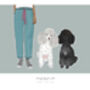 'Always By Your Side' Personalised Pet Portrait Print, thumbnail 2 of 12