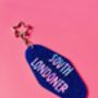 The 'South Londoner' Sparkly Motel Keyring / Londoner Gift / Urban Lifestyle Accessories / Cute Statement Keyring, thumbnail 5 of 7