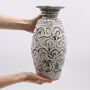 Lombok Handmade Swirls Vase, thumbnail 1 of 5
