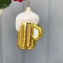 Christmas Glass Beer Bauble, thumbnail 2 of 3