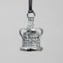 Crown Pewter Christmas Decoration, thumbnail 2 of 2