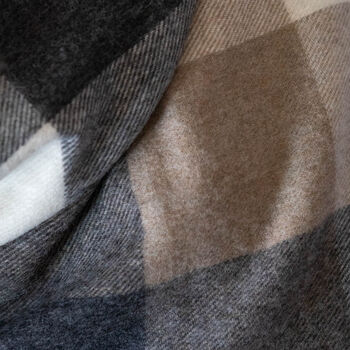 Luxury Alpaca Check And Plain 60cm Wide Scarves, 4 of 12