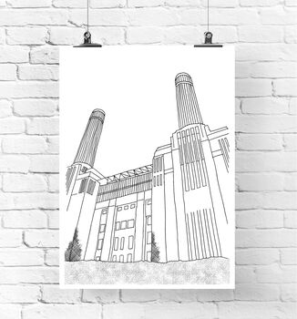 Iconic Structures Line Art Prints, 3 of 4