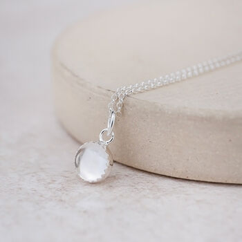 Sterling Silver Large Gemstone Pendant, 8 of 12