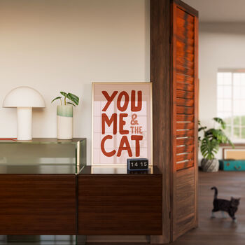 You, Me And The Cat Print, 6 of 12