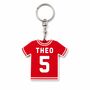 Personalised Football Shirt Keyring, thumbnail 1 of 10