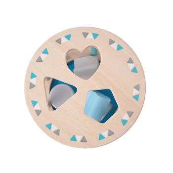 Little Tribe Blue Roly Poly Shape Sorter | Age One+, 6 of 8
