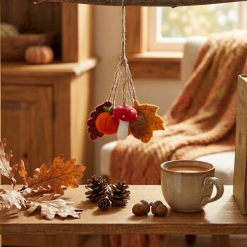 Handmade Felt Woodland Walks Set Of Five, 4 of 4