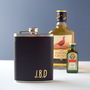 Personalised Leather Initial Hipflask, thumbnail 1 of 2