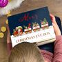 Personalised Name Wooden Christmas Eve Box Train, thumbnail 2 of 3