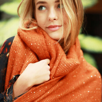 Sequin Knit Scarf, 10 of 12