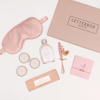 Serenity Letterbox Gift Hamper With Silk Eye Mask, 2 of 5