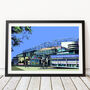Twickenham Stadium, Rugby Illustration Print, thumbnail 1 of 2